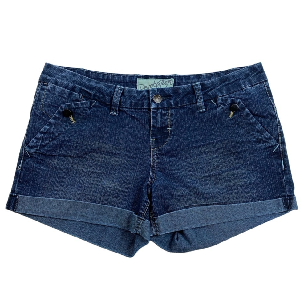Revolt Jeans Revolution Vintage Blue Women’s Denim Jean Shorts Sz 11